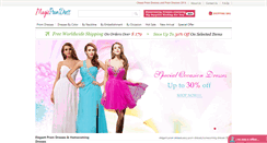 Desktop Screenshot of magicpromdress.com